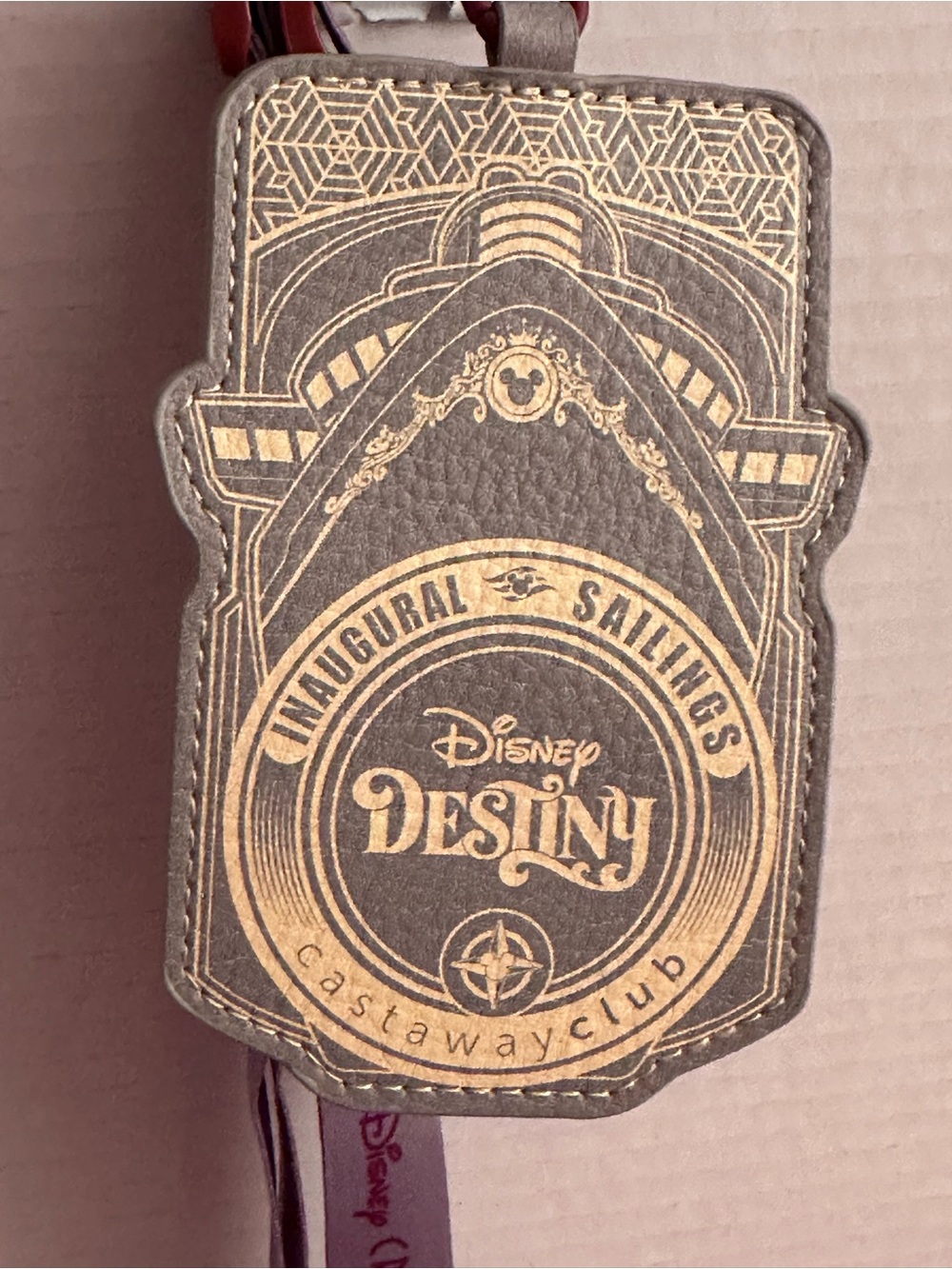 Disney Cruise Line Castaway Lanyard Cardholder